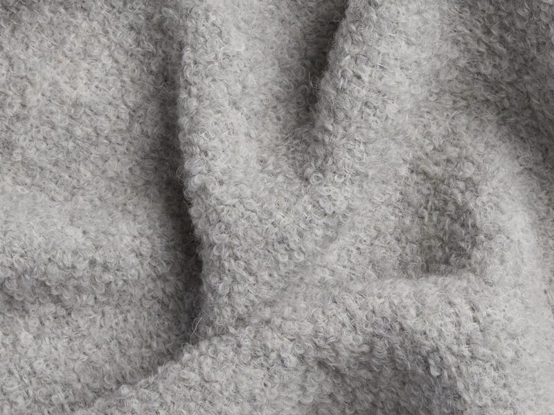 Alpaca Boucle Throw (Mist) - Image 2