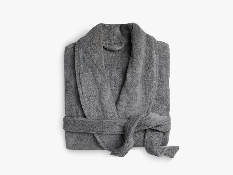 Classic Turkish Cotton Robe (Stone)