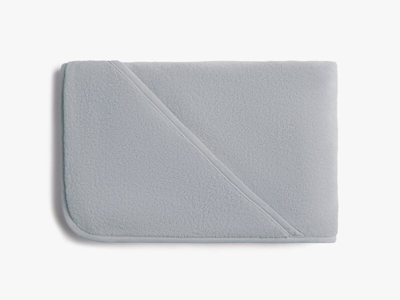 Organic Hooded Baby Towel (Sky)