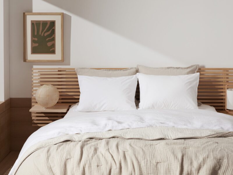 Percale Pillowcase Set (White) - Image 4