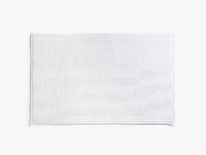 Soft Rib Tub Mat (White)