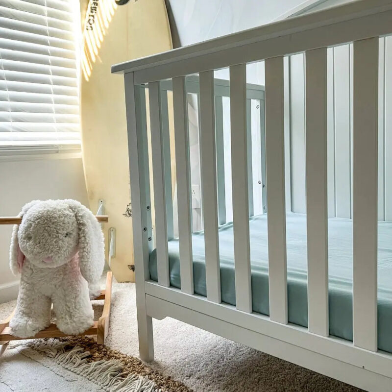 CleanBamboo® Signature Sateen Crib & Toddler Fitted Sheet - Image 11